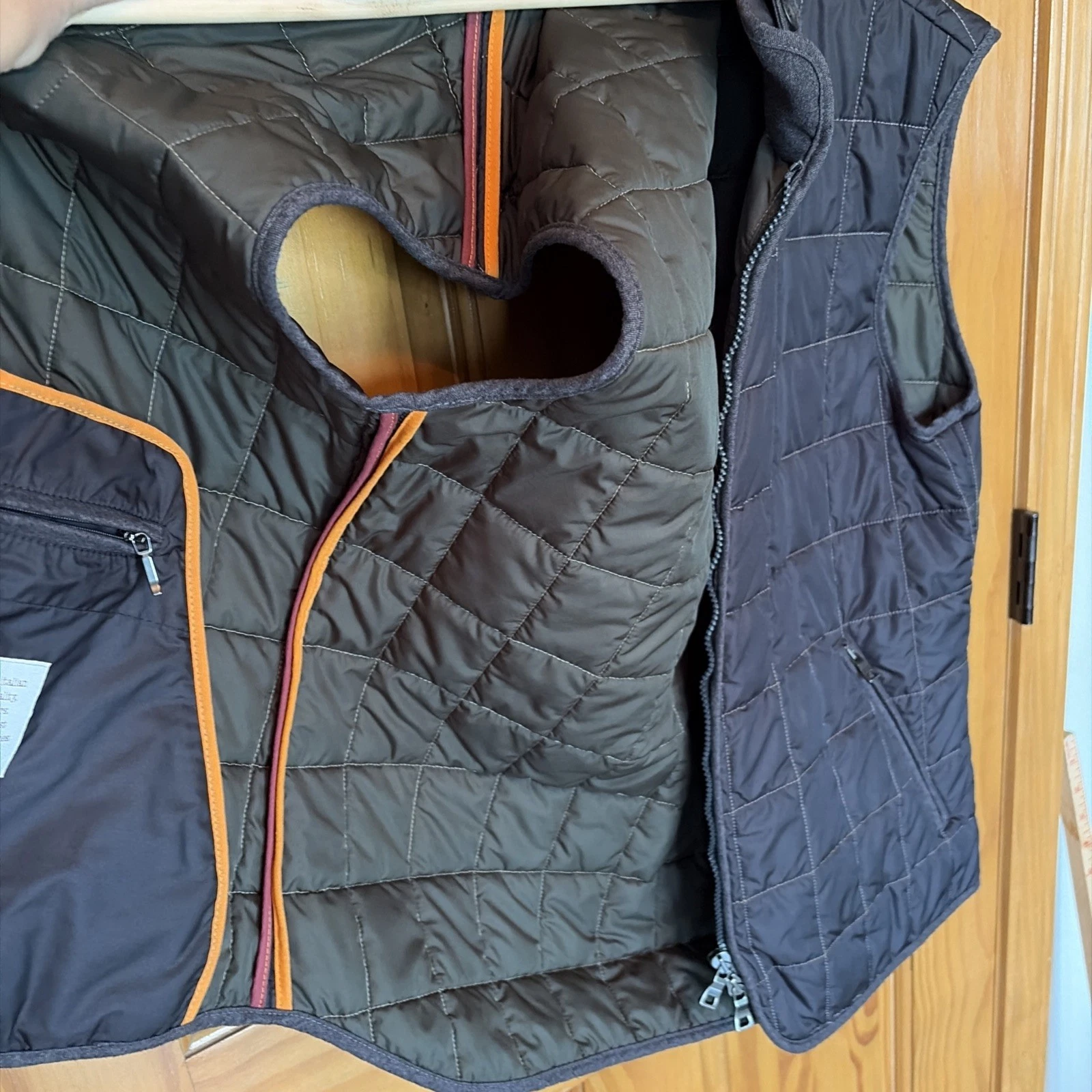 NWOT Men’s Waterville Italy Golf Quilted Vest - Size 52 European Sizing - product detail image 7