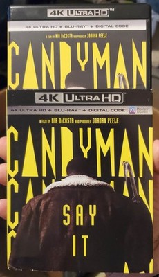 CANDYMAN 2021 4K UHD + BLU-RAY + SLIPCOVER NO CODE jordan peele remake RARE OOP