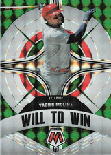 2022 Panini Mosaic Yadier Molina Will to Win Green Mosaic Prizm #WW-1