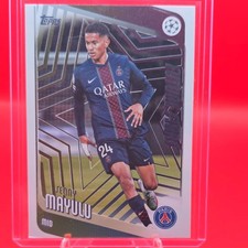 2026 Topps UEFA Champions League Senny Mayulu #22 Paris Saint-Germain Base Set