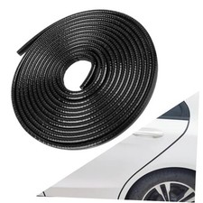 Car Door Edge Guards Black - Car Door Protector Fits Most 16.5Ft 5M 