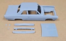 ABS-LIKE RESIN 3D PRINTED 1/25 1970 PLYMOUTH VALIANT 2-DOOR BODY & RELATED PARTS