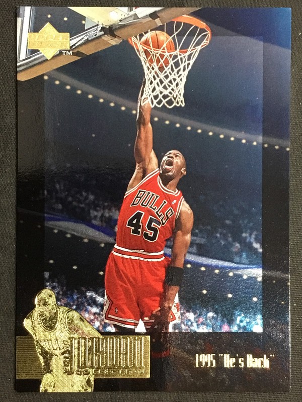 1995-96 Upper Deck #JC15 Michael Jordan Chicago Bulls The Jordan Collection MINT
