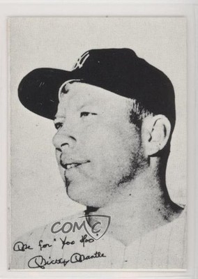 1992 Superare 1959 Yoo-Hoo Reprints 1/5000 Mickey Mantle HOF 0a2