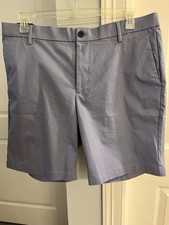 Banana Republic Men s Blue Cotton Chino Shorts Flat Front Slash Pockets