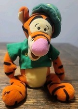 Disney Winnie the Pooh TIGGER Saint Patrick's Day Bean Bag Plush