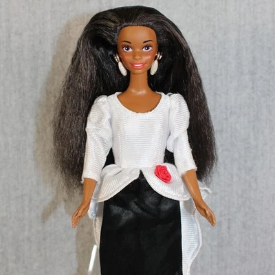 BARBIE MATTEL Doll Vintage Fashion 1980s Superstar Black AA African American - Bild 1 von 4