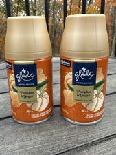 Glade Pumpkin & Ginger Automatic Spray Refills 6.2oz (2 pk) Limited Edition Fall