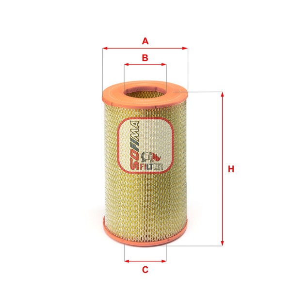 Sofima Luftfilter Filtereinsatz FüR Piaggio Ape TM Kasten 70 1.3 75 I.E 1.5 2.5-image