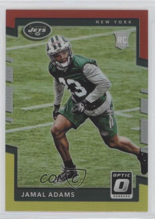2017 Donruss Optic Rookies Red & Yellow Prizm Jamal Adams #126 0bt1