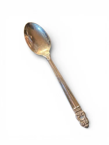 International Royal Danish Sterling Silver Demitasse Spoon - 4 1/4"