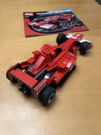 LEGO RACERS 8142 Ferrari 248 F1 Car 2007 with Pull-Back Motor 1 Missing Sticker