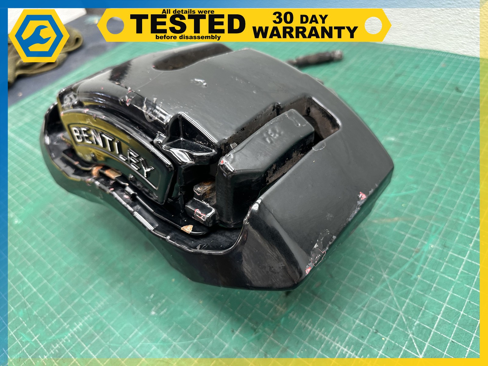 06-12 BENTLEY Flying Spur FRONT RIGHT PASSENGER SIDE BRAKE CALIPER OEM