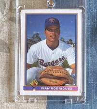 Bowman 1991 Ivan Rodriguez Rookie #272 Texas Rangers Baseball MLB