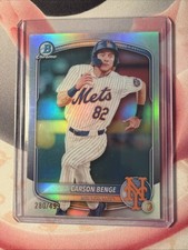 2025 Bowman - Chrome Prospects Carson Benge #BCP-108 Refractor /499