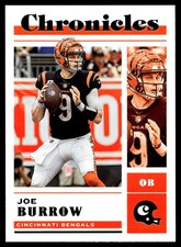 2022 Panini Chronicles #5 Joe Burrow Cincinnati Bengals