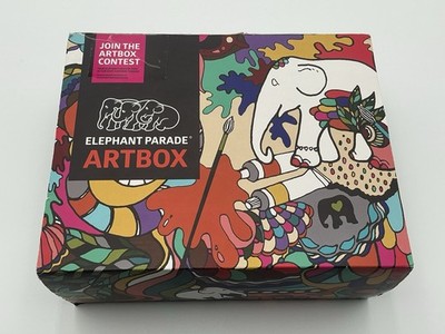 Elephant Parade Ornament Collectable Paint Your Own Elephant Art Box