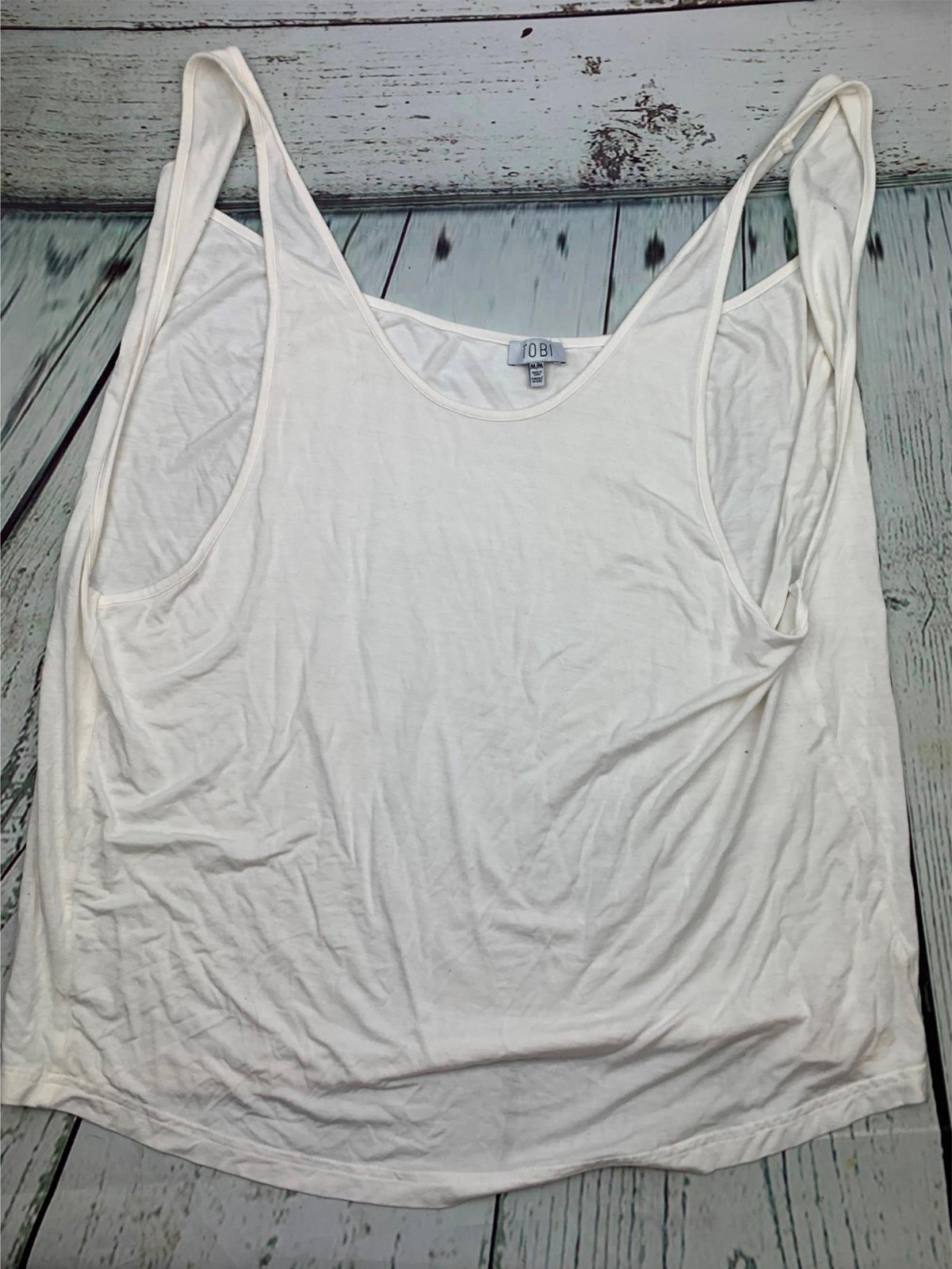 Womens Tank Top V Neck Basic Solid Color Casual F… - image 1