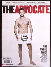 THE ADVOCATE MAGAZINE SEPTEMBER 23 2008 THE NAKED TRUTH  B3529