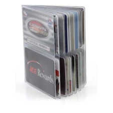 Hipster Double High 10 Page Wallet Insert for Credit Cards