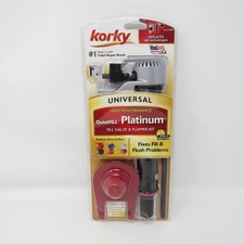 Korky Universal High Performance Platinum Fill Valve and Flapper Kit 818MP
