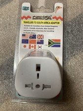 UK to South Africa Travel Tourist Adaptor Converter Mains Plug Pack Of 2