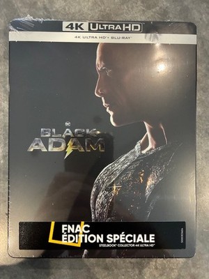 BLACK ADAM: 4K Film ULTRA HD + BLU-RAY STEELBOOK COLLECTOR EDITION FNAC