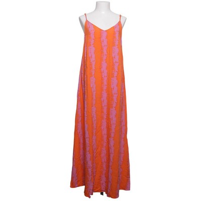 Rainbow, Maxikleid, Größe: 50, Orange/Pink, Viskose, Streifen, Damen #D68