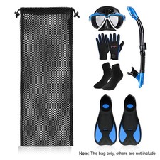 Pinna per immersioni con coulisse borsa portaoggetti snorkeling pinne supporto snorkeling G'