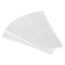 125x28mm 250Pcs PVC Perforated Shrink Band Fit Cap Diameter 2.72to2.99", Clear