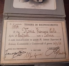 Ist.Superiore Recognition Card (1928)