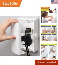 Outlet Cover BOX Baby Proofing 1-Pack Patented Dual-Lock for Much Better Todd...