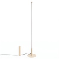 LED Stehleuchte Beige Dimmbar 3000 K H:150 Cm Ø3,5 Cm Stehlampe Schlafzimmer