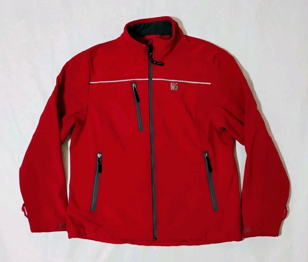 Oobe Jacket Womens Small Chick Fil A Employee Staff Soft Shell Full Zip