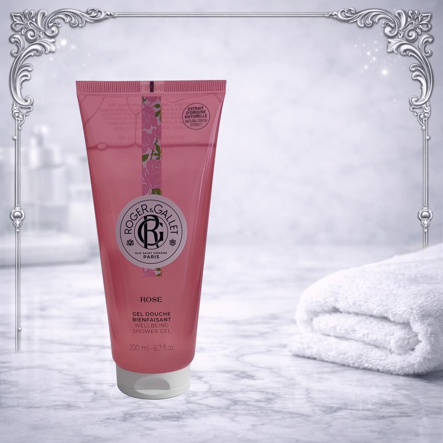 Roger & Gallet Rose Shower Gel 200ml Body Cleanser