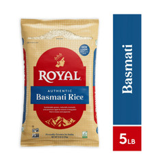 Authentic Royal Naturally Aged Indian White Basmati Rice, Long-Grain, Gluten-fre