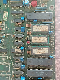 Original 1982 Zaccaria Farfalla Pinball CPU board PCB  1B11 136/0 - NOT TESTED