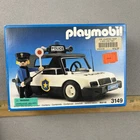 Vintage 1992 Playmobil 3149 Police Car Factory Sealed NOS New in Box Rare