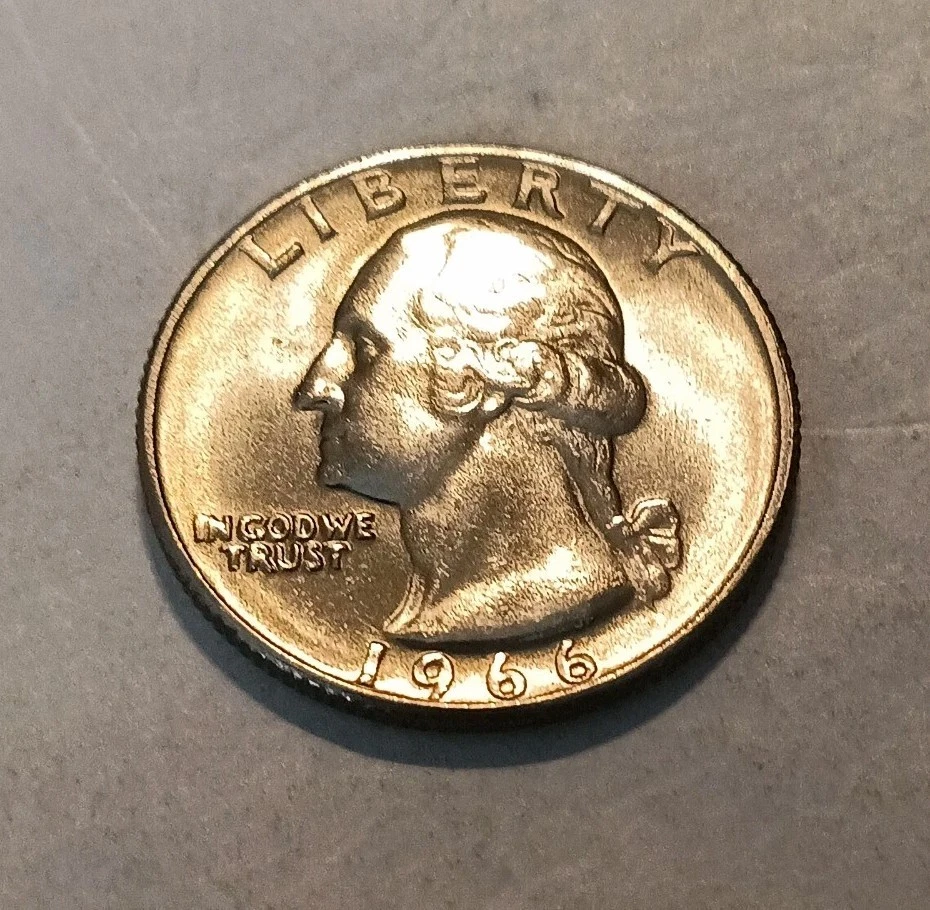 1966 U.S. Mint Certified Washington US Quarters (1932-1998) for