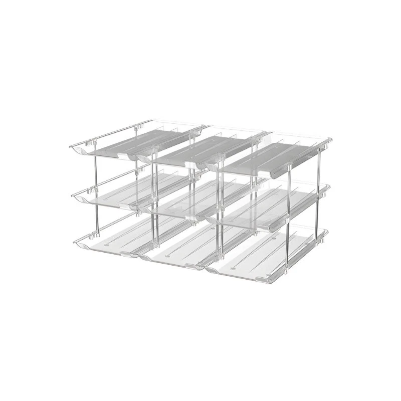 Sturdy Plastic Can Shelf For Efficient Kitchen Organization