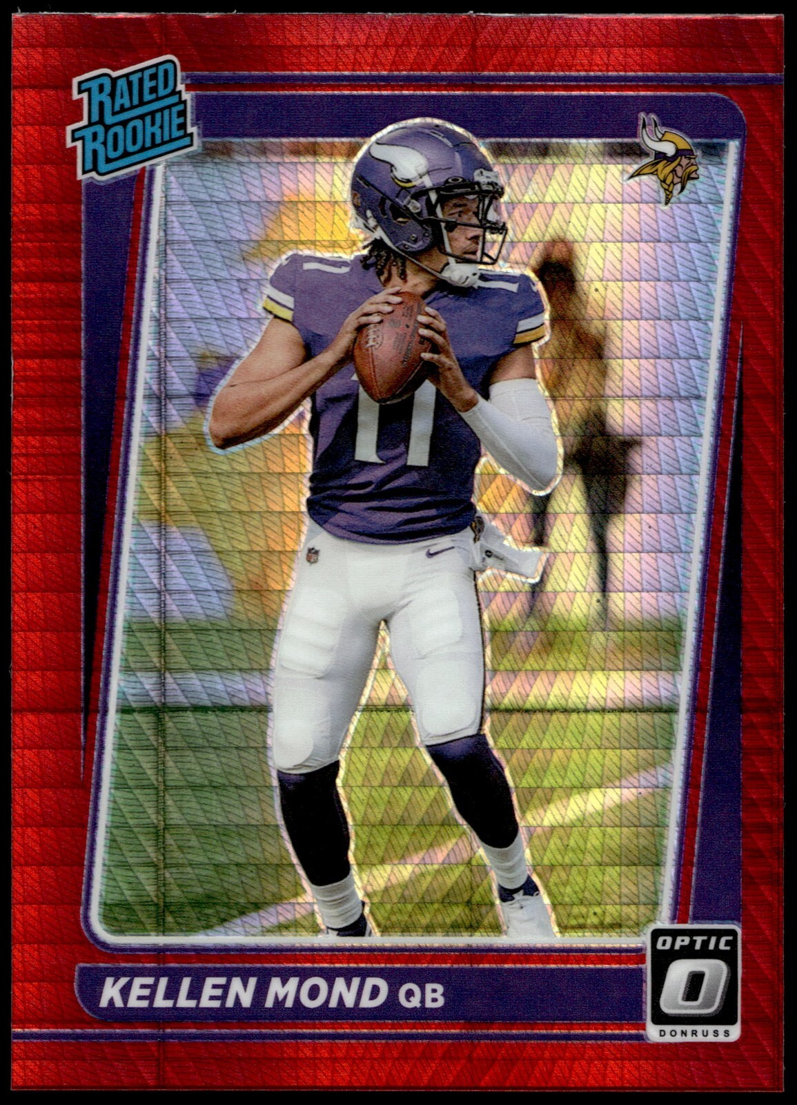 2021 Panini Donruss Optic Kellen Mond Red Hyper Card #221