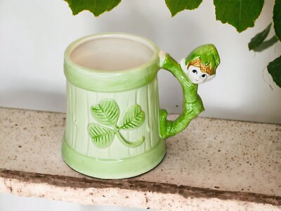 1960's Vtg Lego Japan Elf Pixie Patrick's Day Irish Shamrock