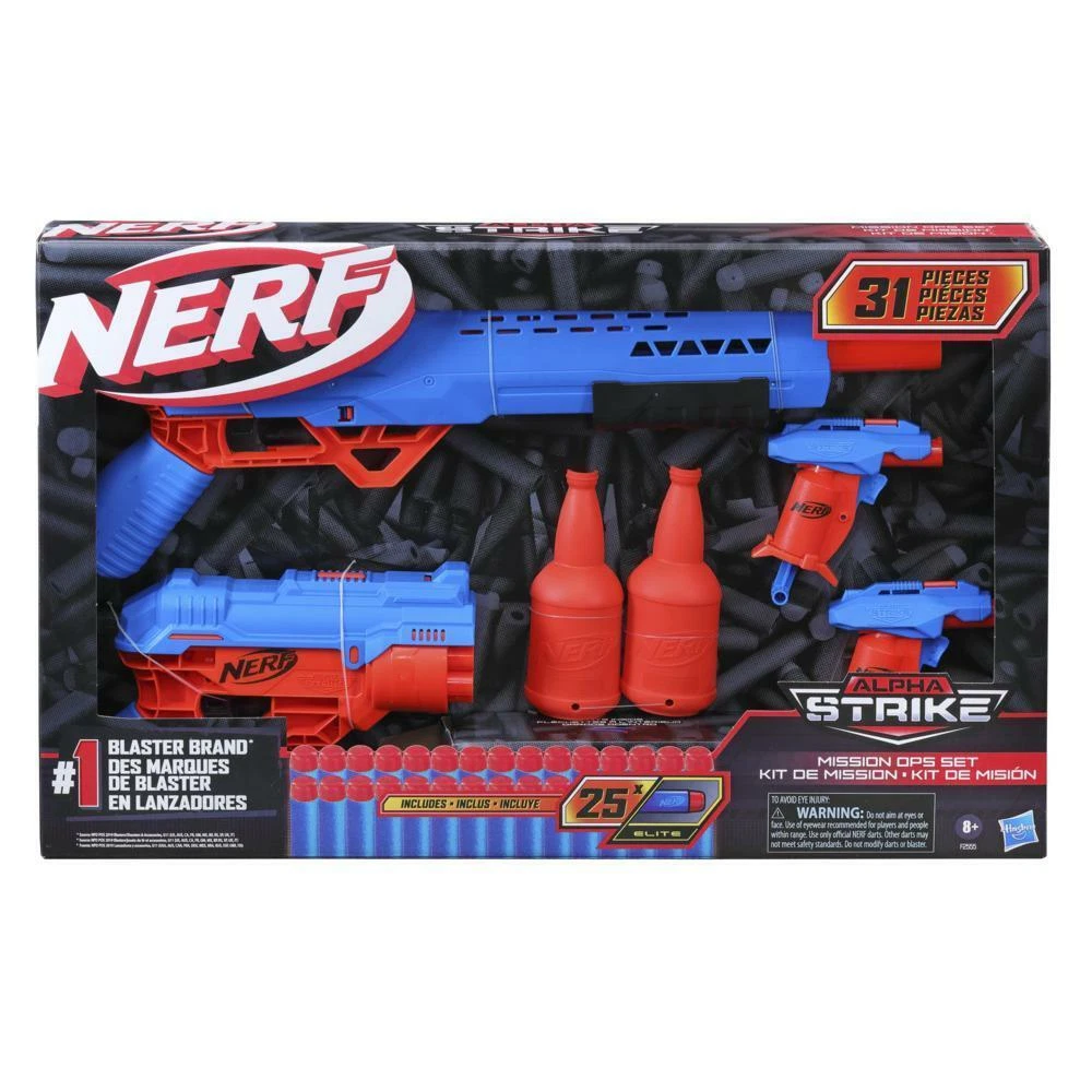 NERF Alpha Strike Cobra RC-6 Blaster and Target Set 