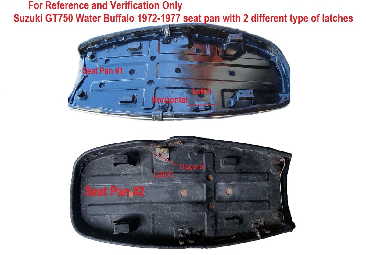 Suzuki GT750 Water Buffalo 1972-1977 motorcycle seat saddle Suzuki GT750 Water Buffalo 1972-1977 motorcycle seat saddle