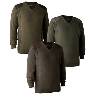 Deerhunter Sheffield Pullover mit V-Ausschnitt Pullover Pulli Jagdpullover Jagd
