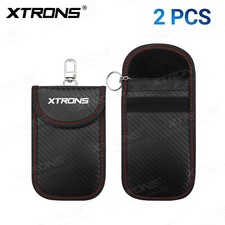 Universal Faraday Pouch for Key Fob 2Pack RFID Signal Blocker Car Key Shield