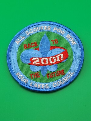 All Scouter Pow Wow Four Lakes Council 2000 Patch BSA Scouts America NEW