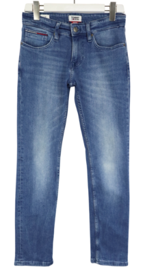 TOMMY HILFIGER Jeans Slim Scanton Uomo W28/L30 Stretch Con Zip