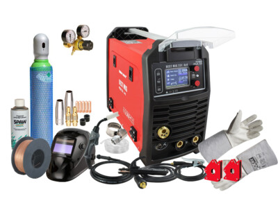 Schweißgerät BEST MIG 231 4x4 Synergie/MIG/MAG/MMA/Pulse/Dual Pulse/SPOT/CSPOT 3