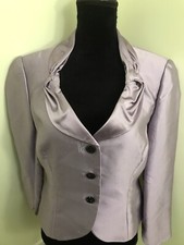 Adrianna Papell Occations Purple Blazer Top Size 12